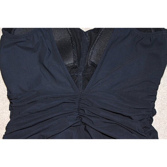 Profile by Gottex - Tutti Frutti Surplice One Piece Swimsuit in color Black, siz - Picture 9 of 9